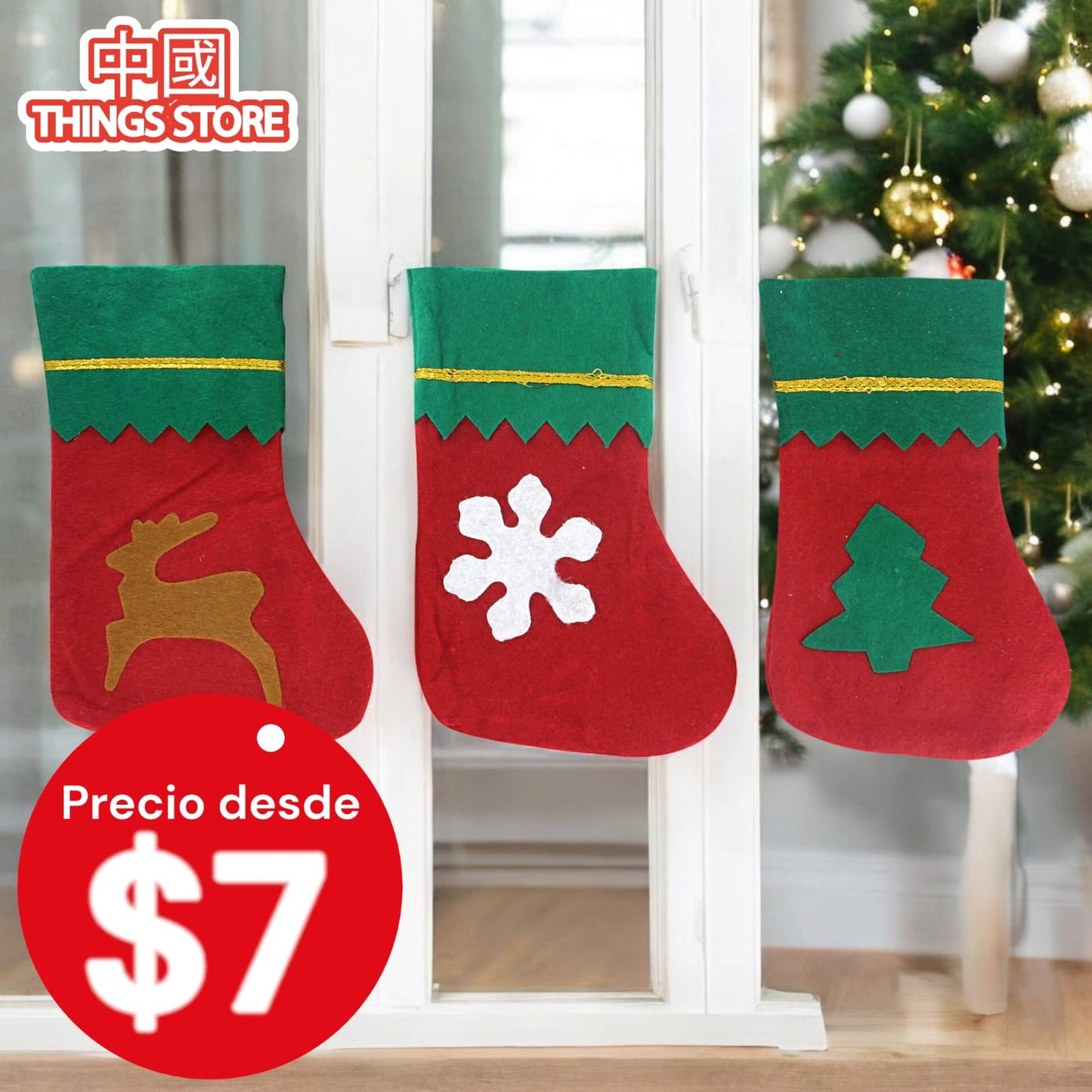 Bota navideña económica