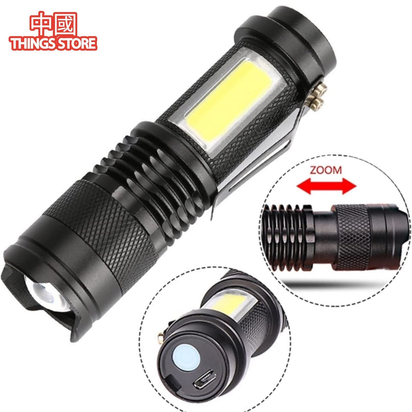 Lámpara de mano con estuche