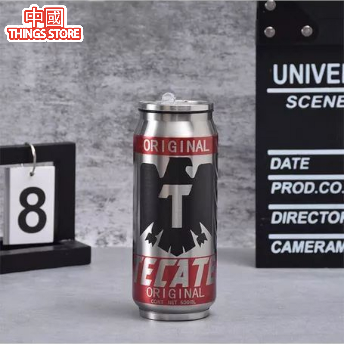 Termo de lata diseño cerveza