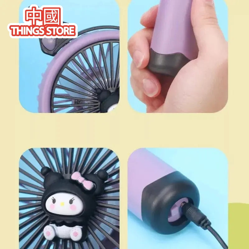 Ventilador mini kawai recargable