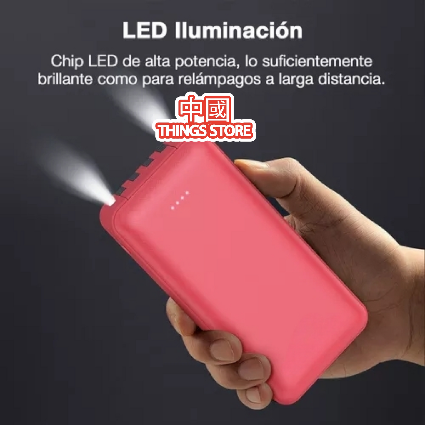 Batería portátil con cables 20000mAh