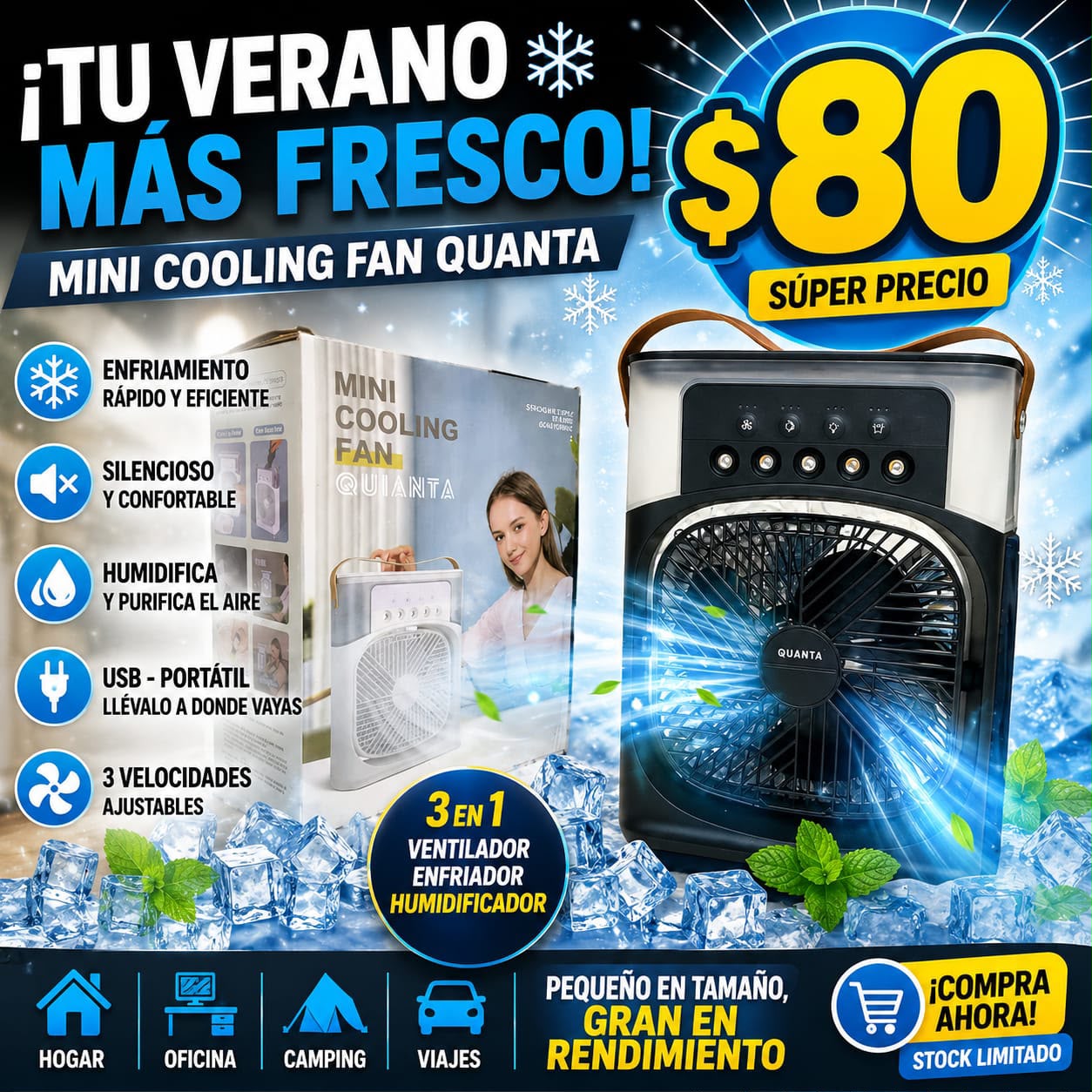 Mini aire acondicionado