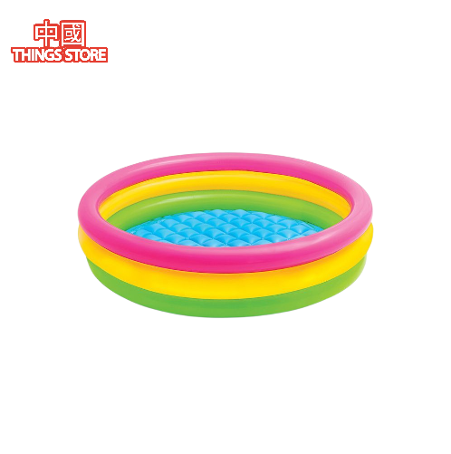 Alberca inflable de aros de colores 170cm