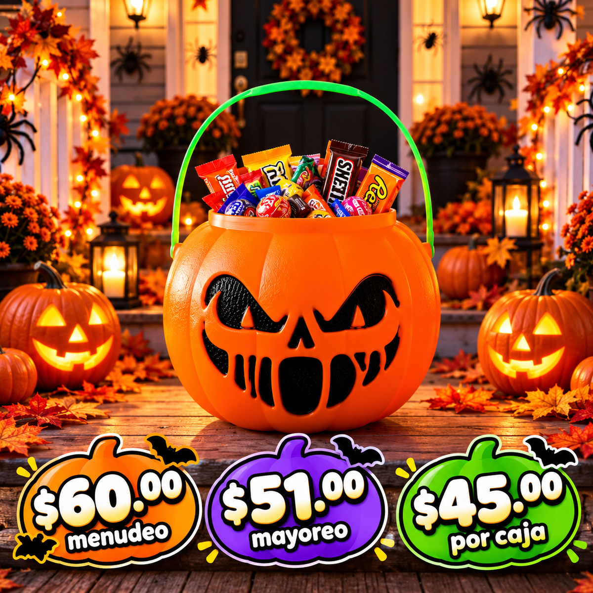 Calabaza para pedir dulces ☠️