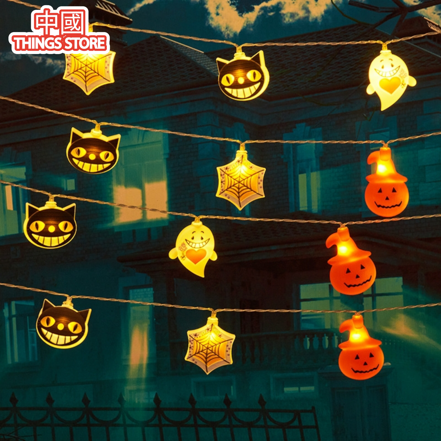 Serie de luces de Halloween