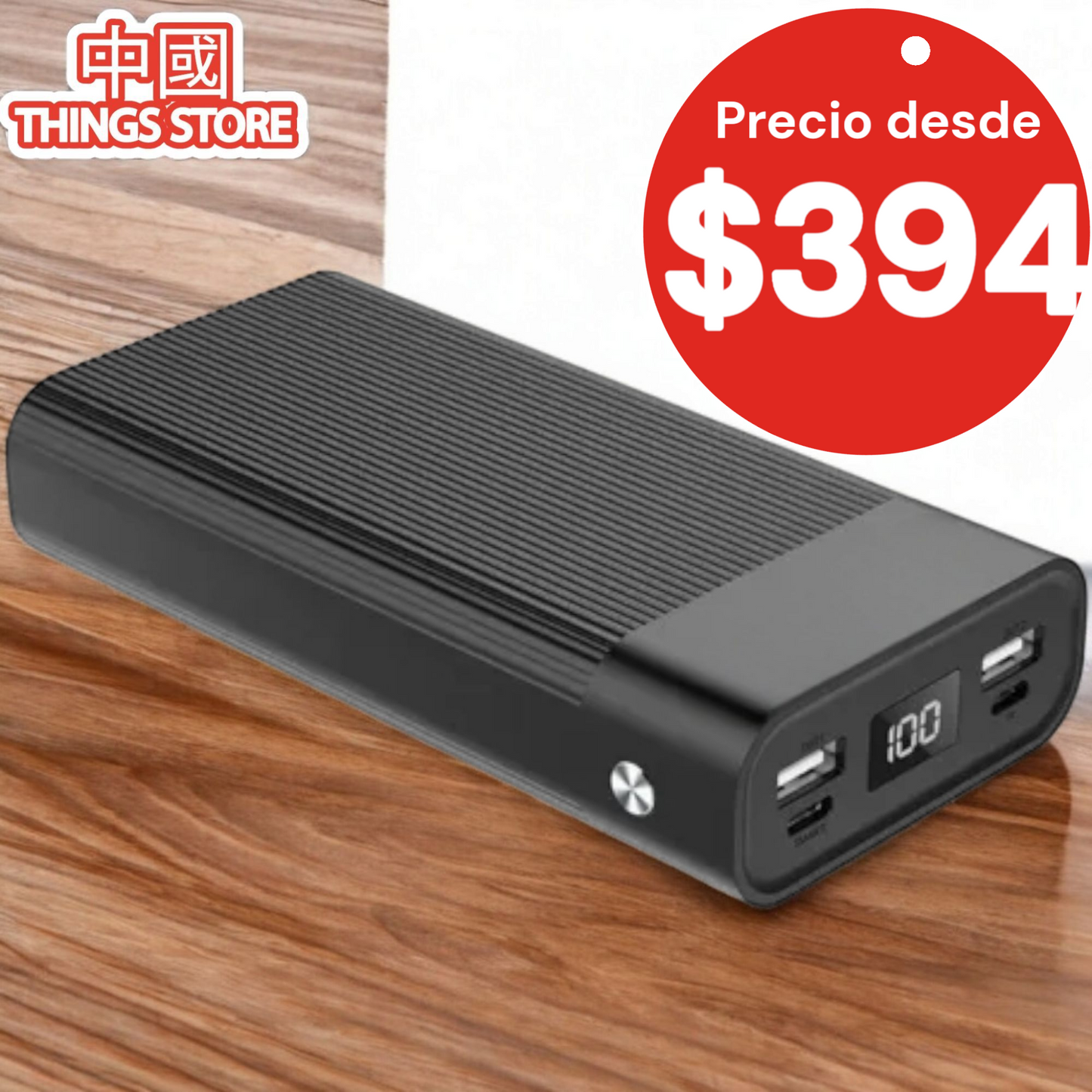 Batería portátil 20000W