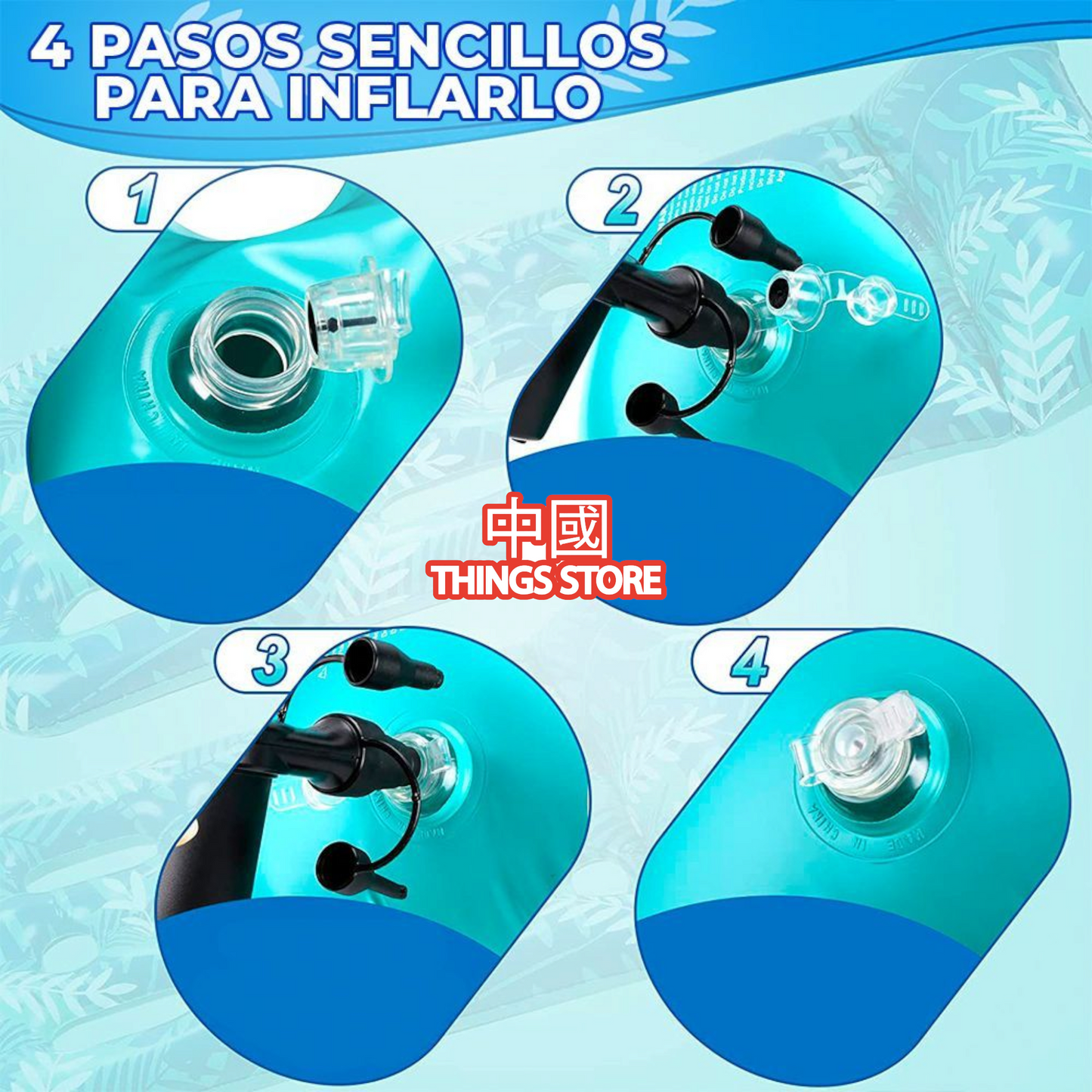 Cama flotante para alberca