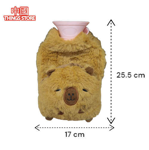 Peluche de capibara para cólicos