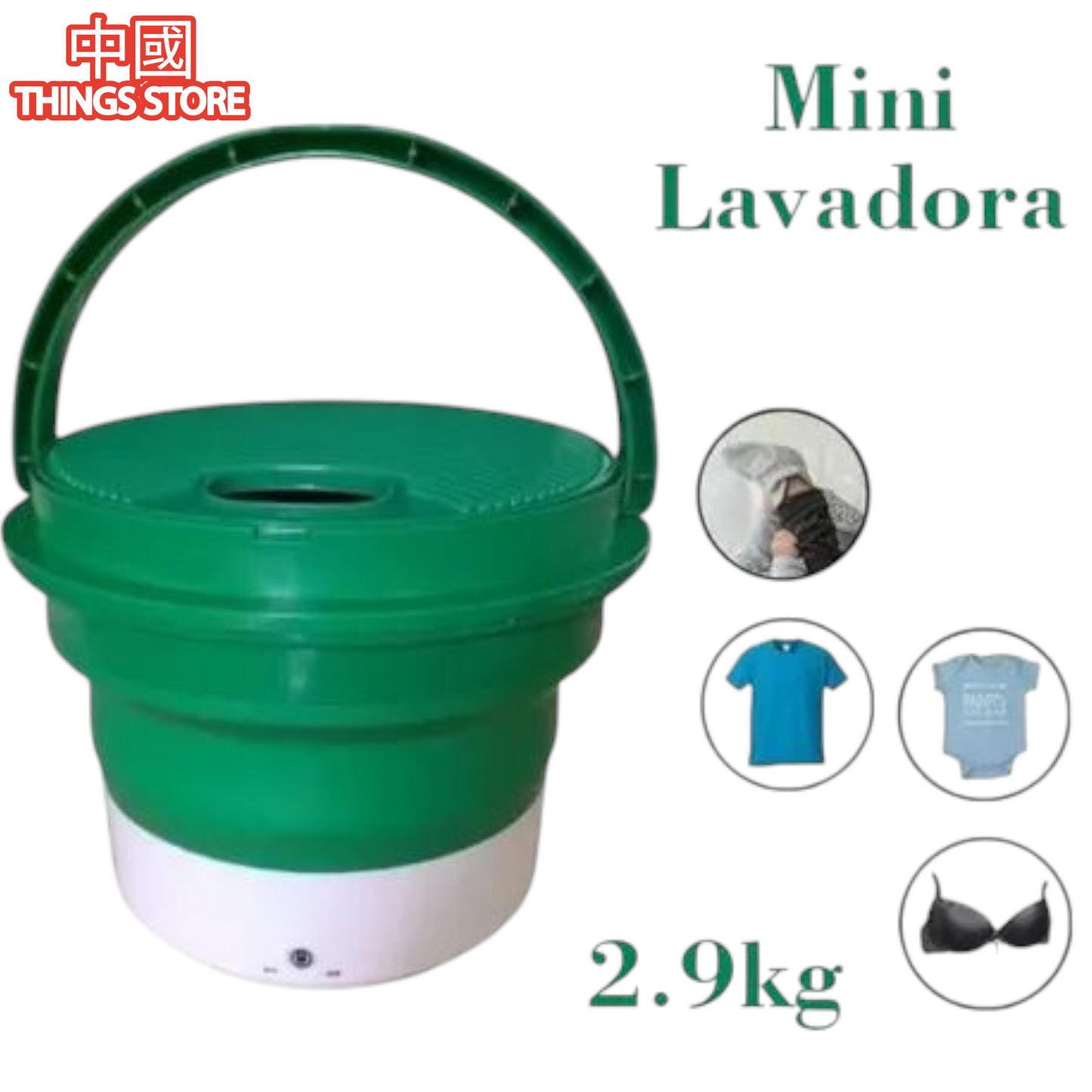 Mini lavadora portátil