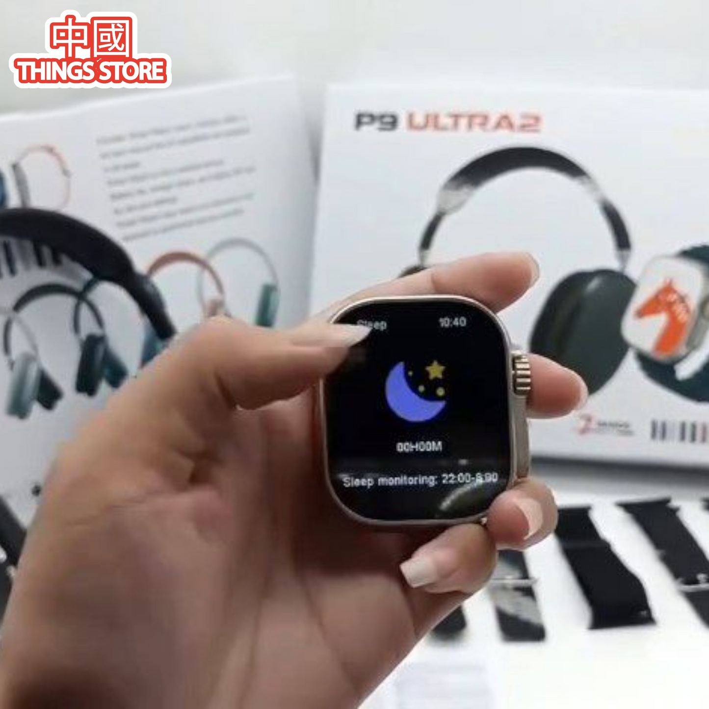Audífonos + smart watch + 7 correas