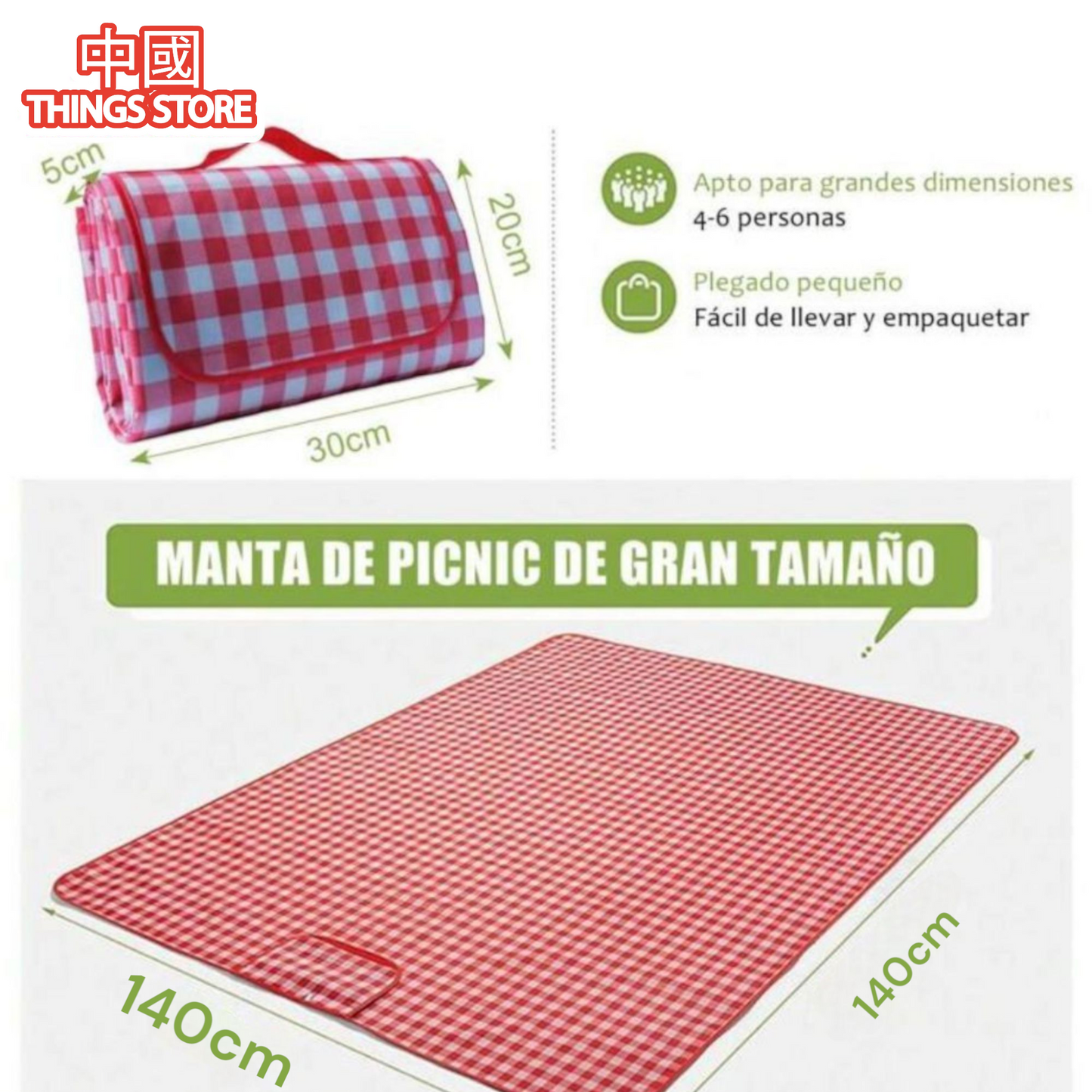 Mantel para picnic