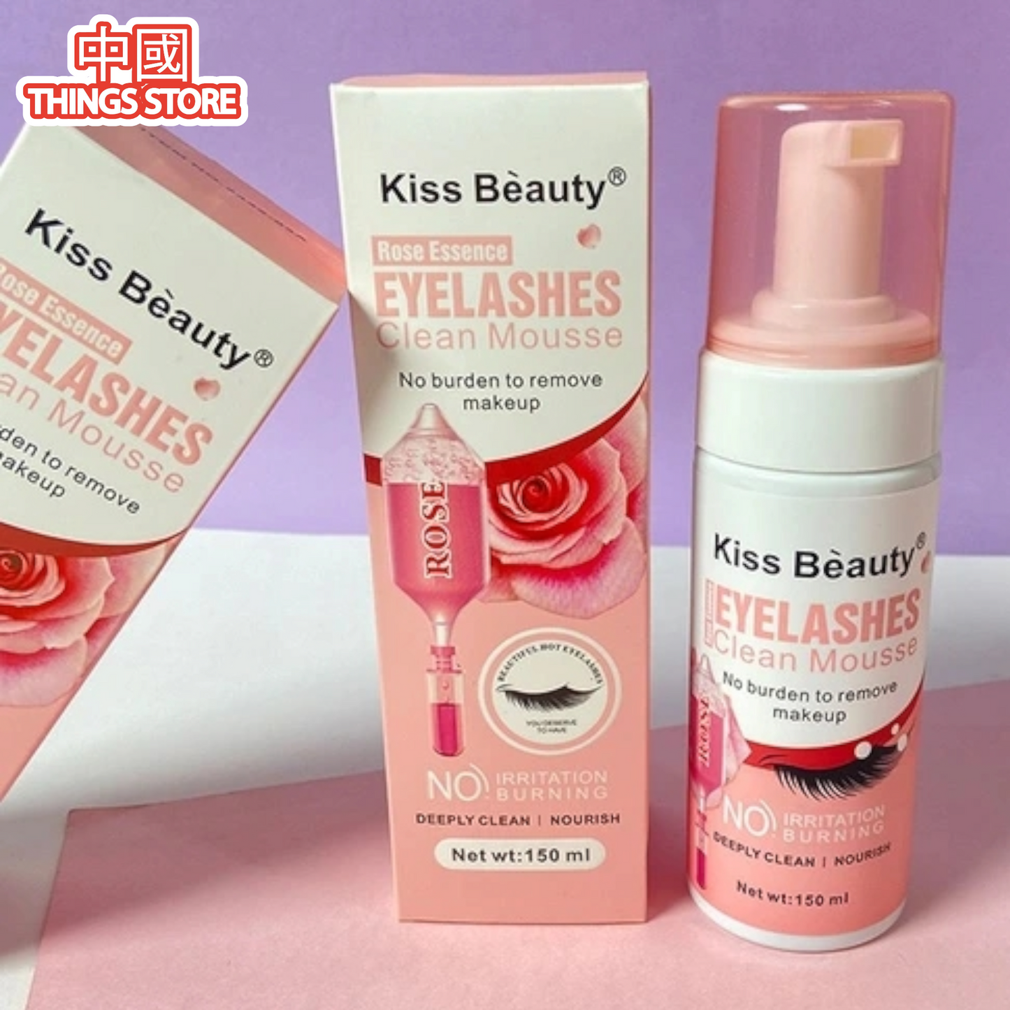 Espuma limpiadora de pestañas