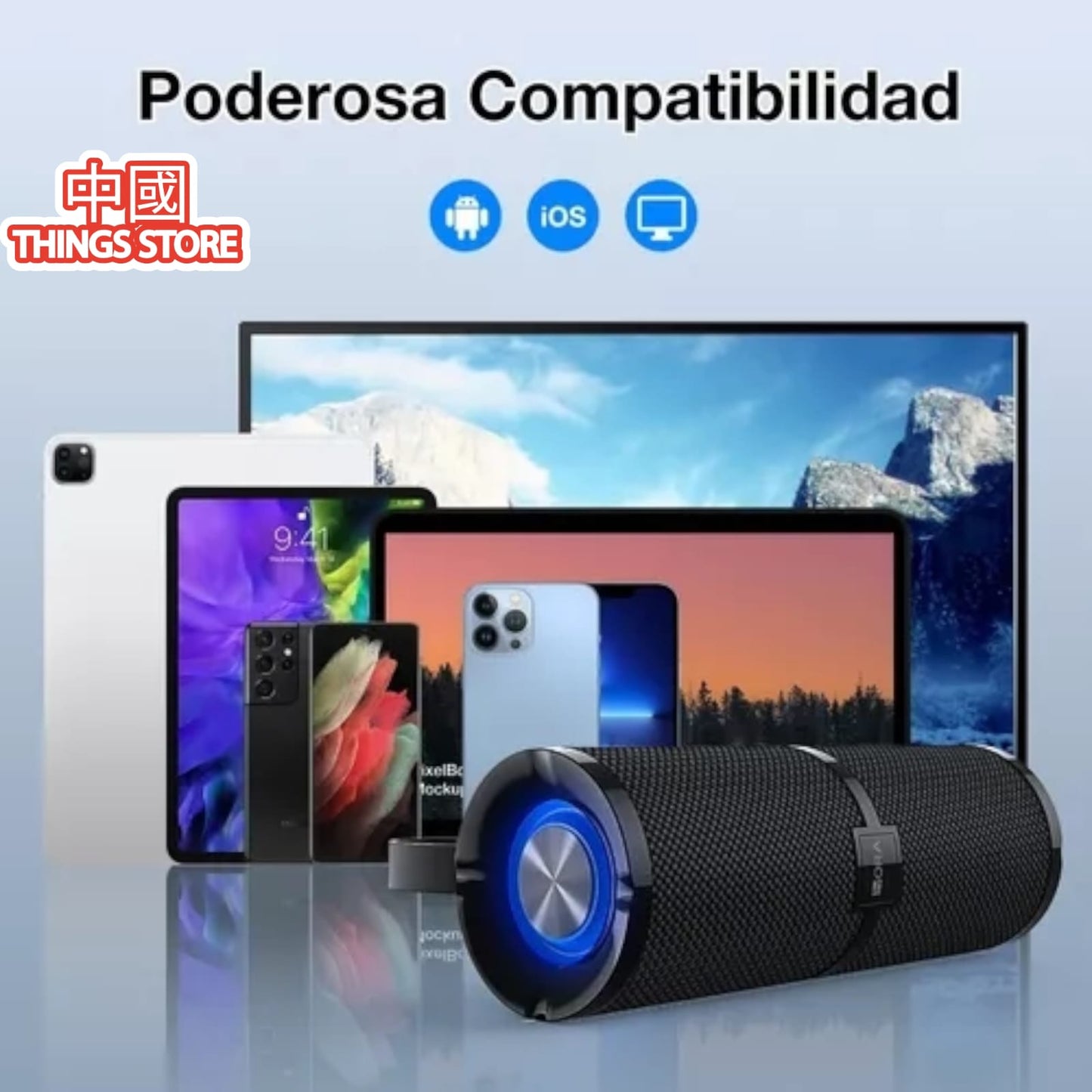 Bocina en forma de cilindro grande