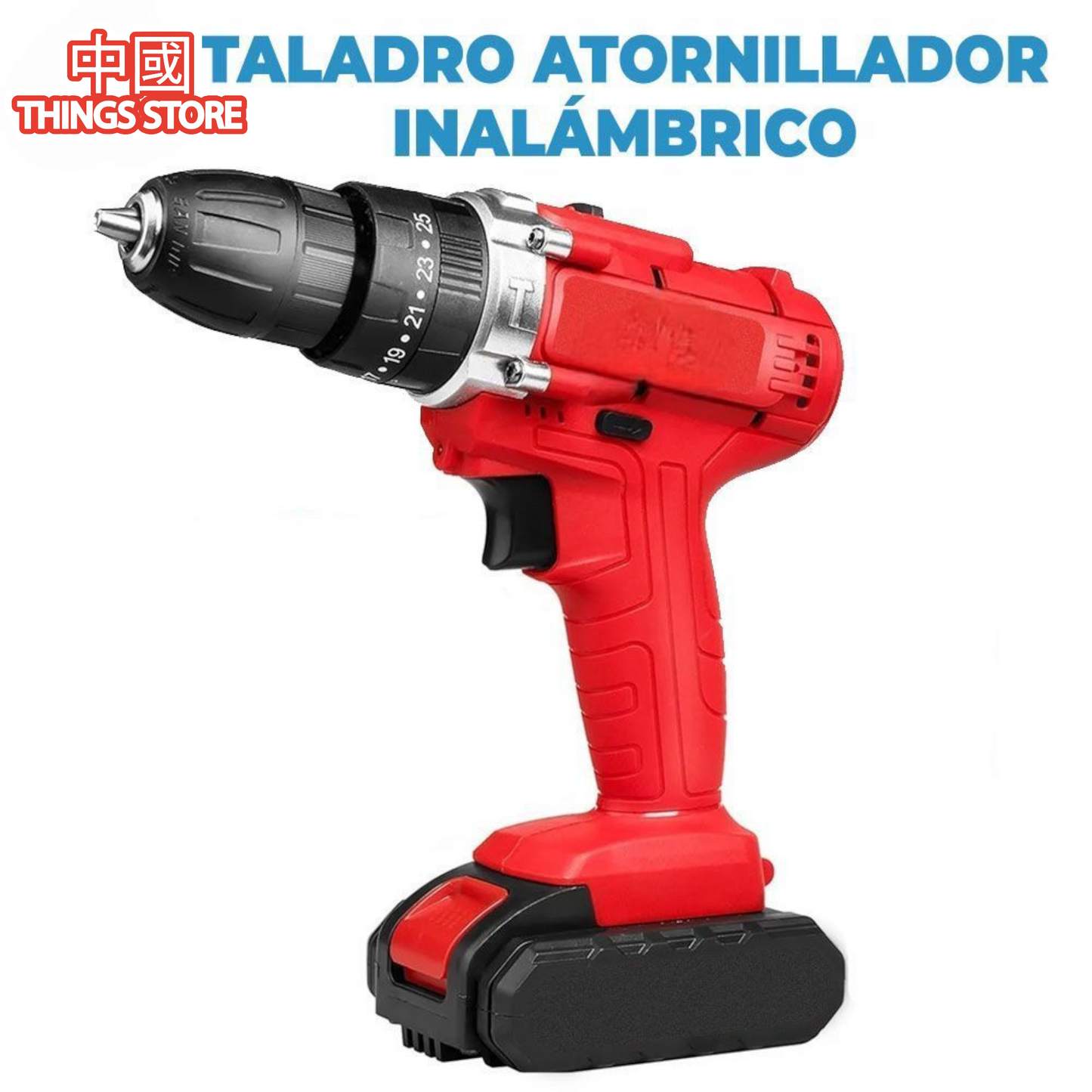 Taladro con 2 pilas