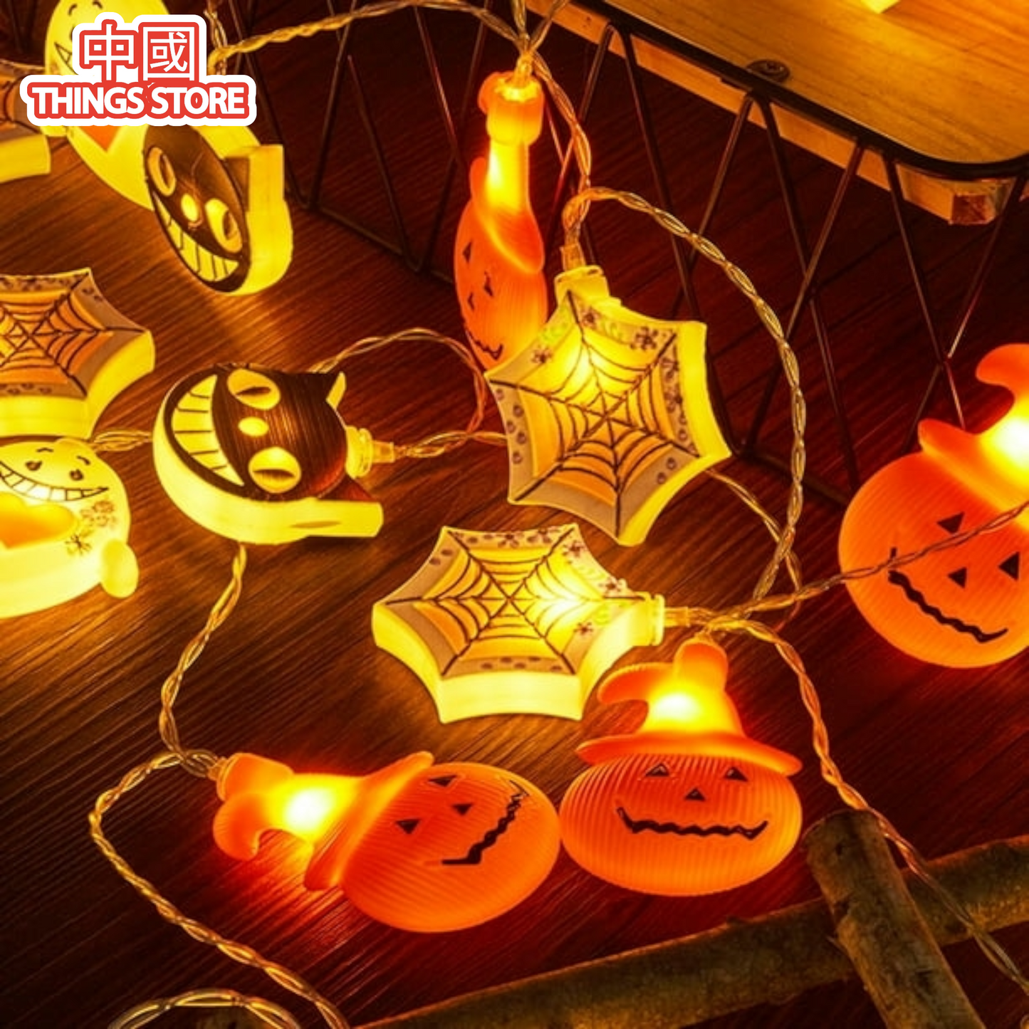 Serie de luces de Halloween