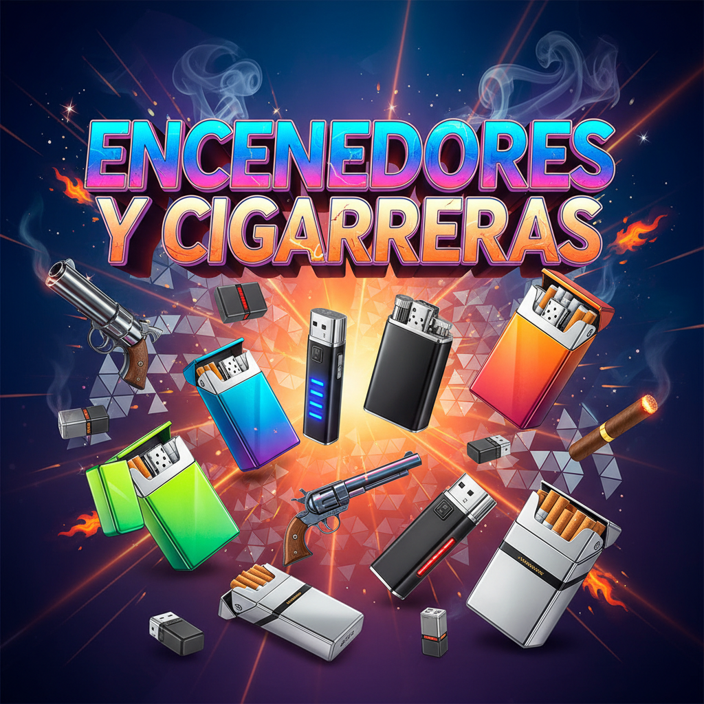 ENCENDEDORES Y CIGARRERAS