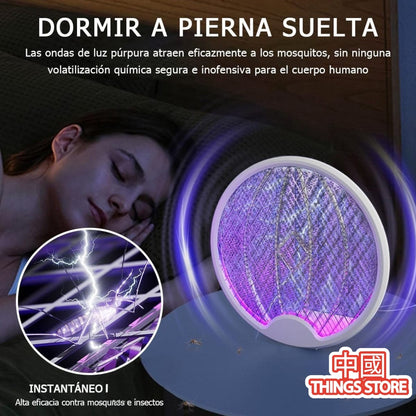 Raqueta/lámpara mata mosquitos