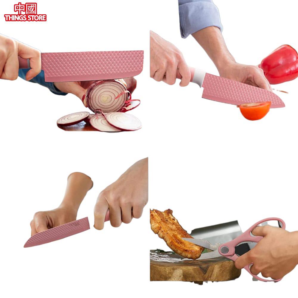 Kit de cuchillos con base