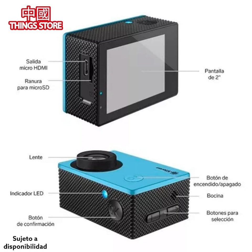 Cámara  tipo GO PRO