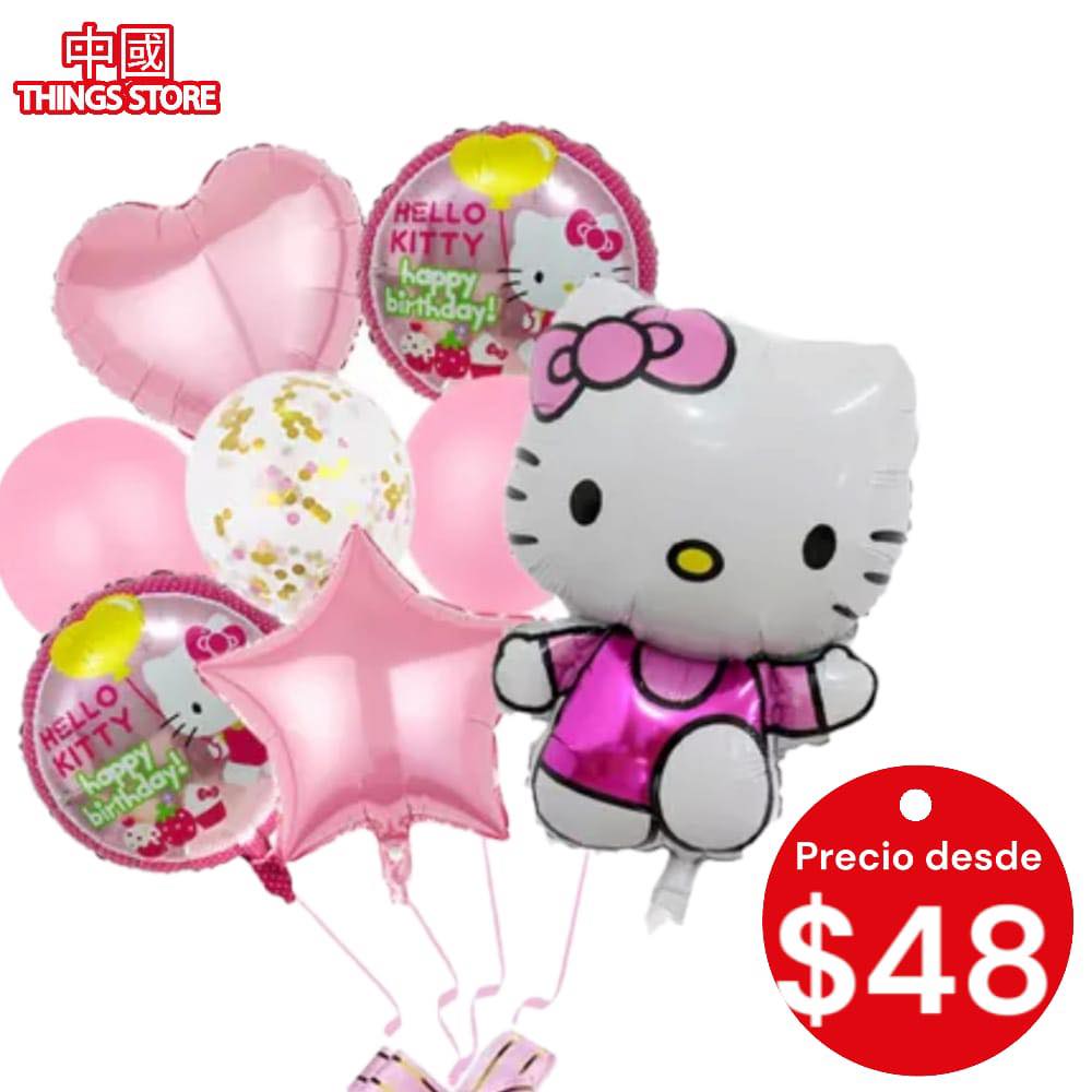 Conjunto globos de Kitty