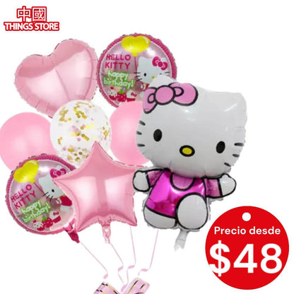 Conjunto globos de Kitty