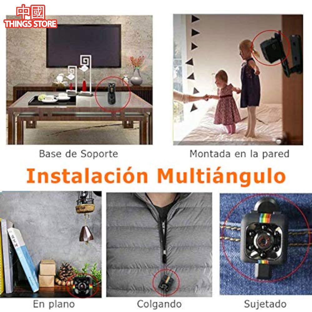 Mini cámara espía cuadrada