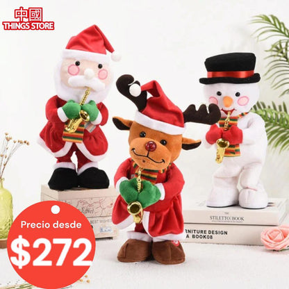 Muñeco navideño musical