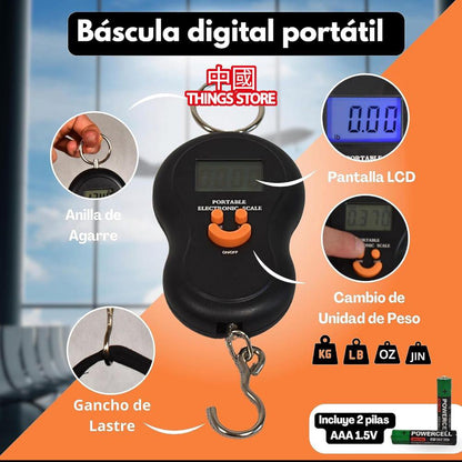 Báscula portátil para equipaje