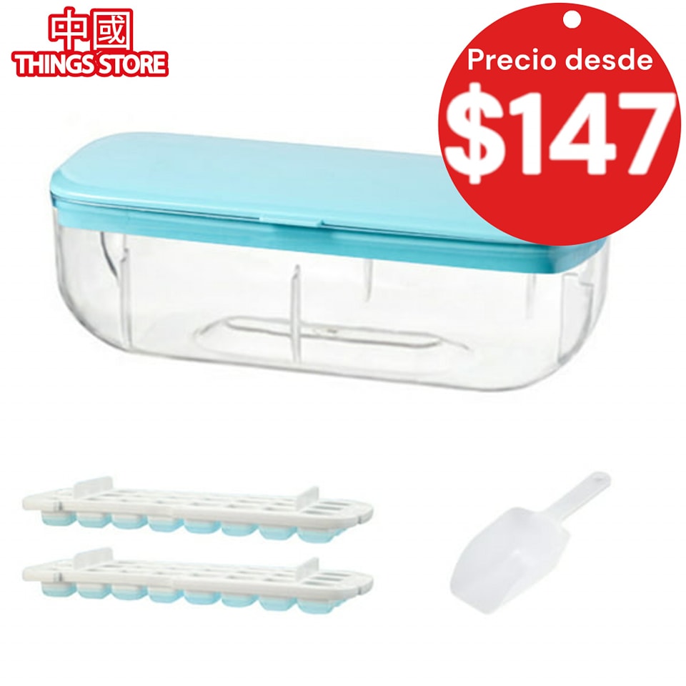Molde para hielo con cuchara