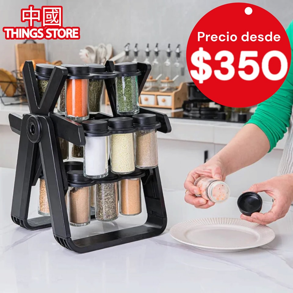 Especiero giratorio 18 piezas