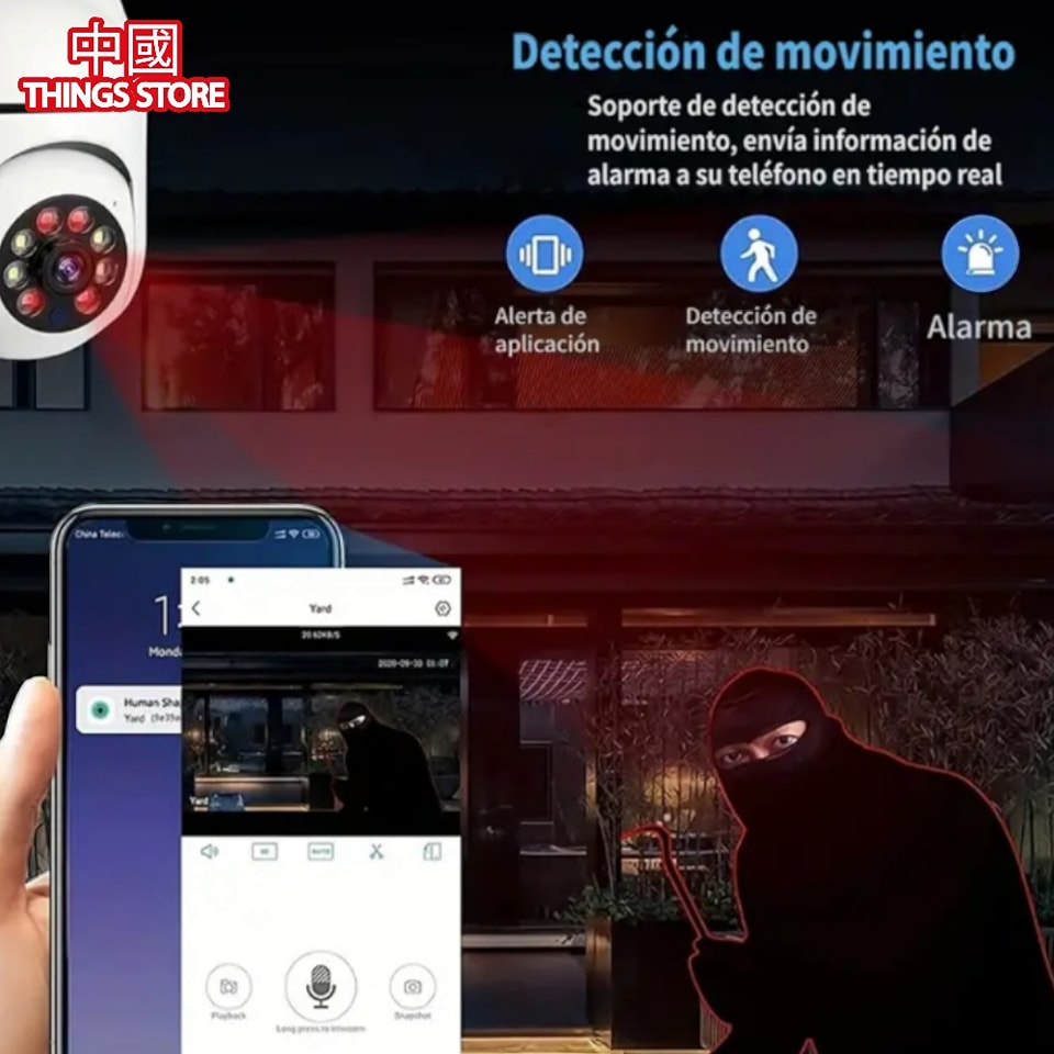 Cámara de seguridad para exterior