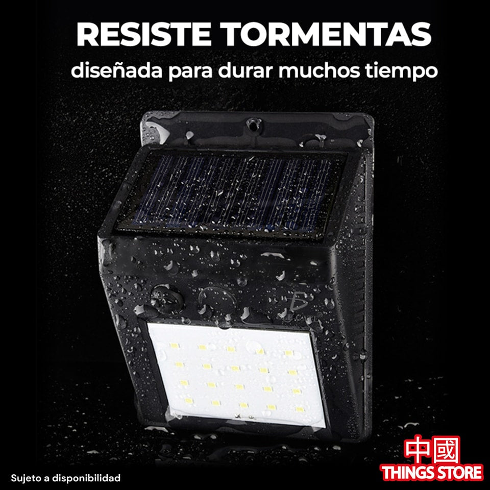 Lámpara solar cuadrada