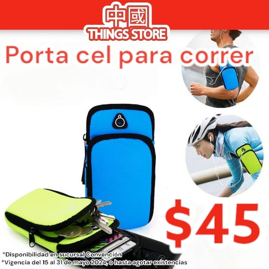 Porta cel para correr
