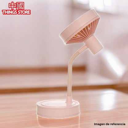 Ventilador recargable flexible