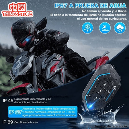 Audífono para motocicleta