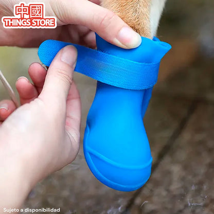 Botas impermeables de mascota