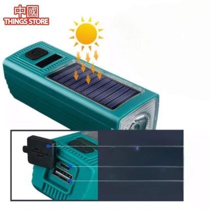 Lámpara de bici solar