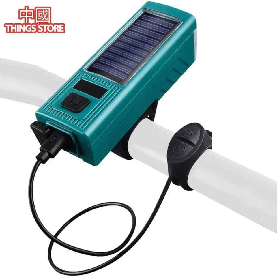 Lámpara de bici solar