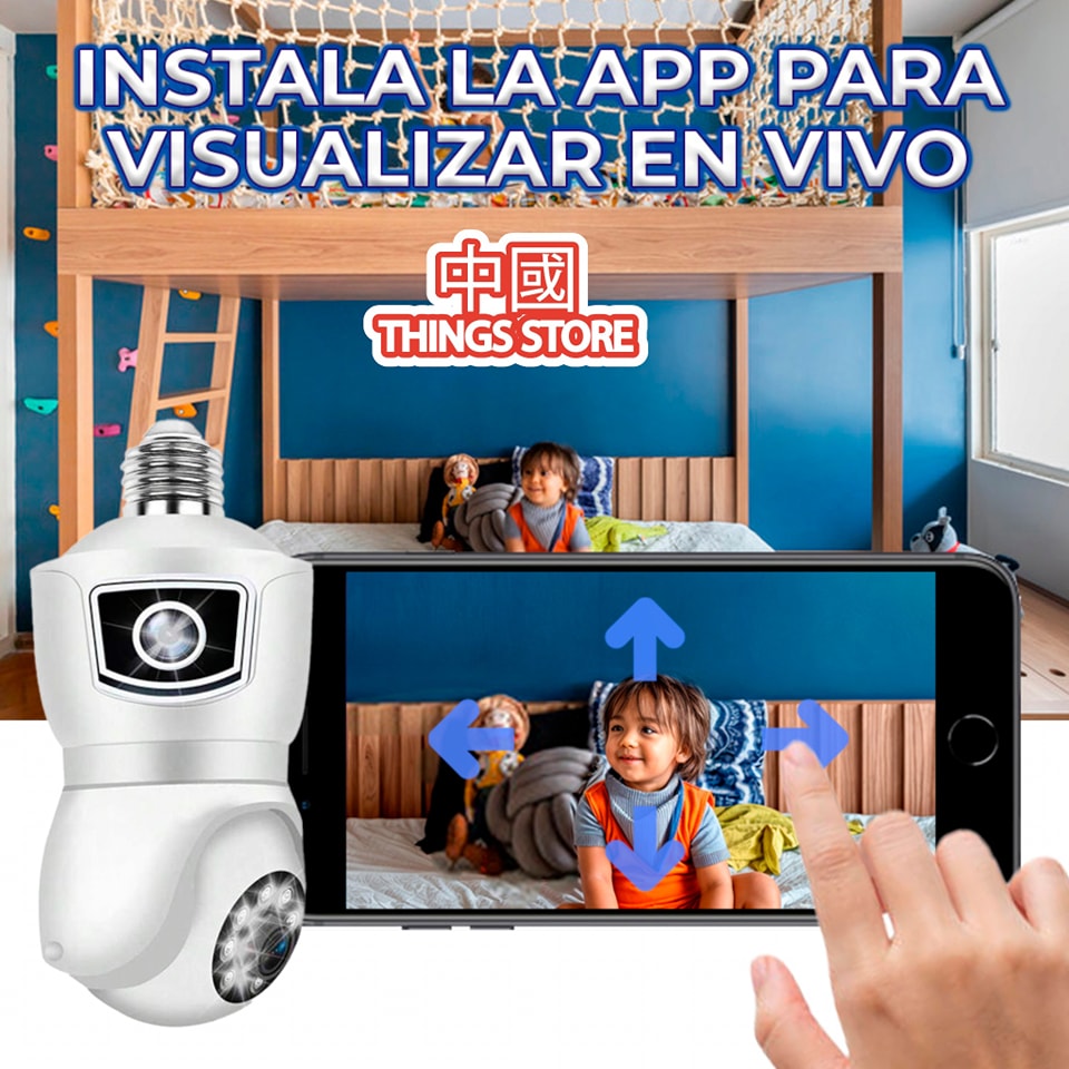 Cámara wifi doble de exterior