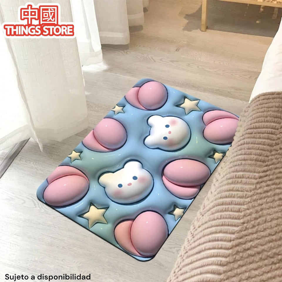 Tapete antideslizante 3D