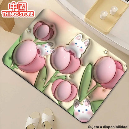 Tapete antideslizante 3D