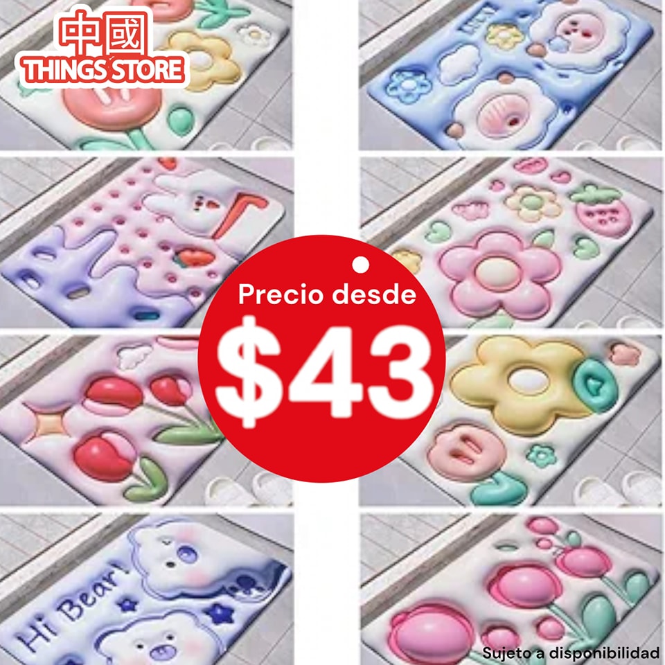 Tapete antideslizante 3D