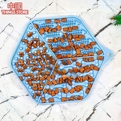 Plato interactivo para mascota