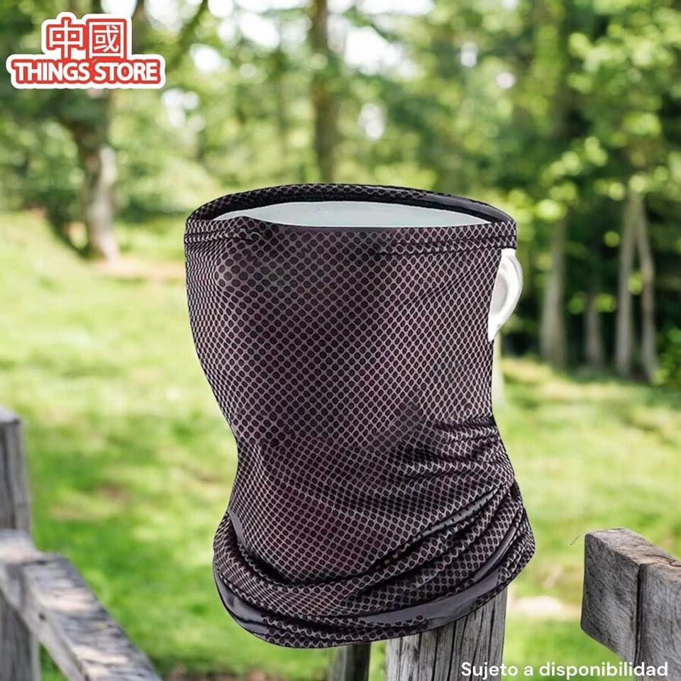 Máscara de tela de licra para ciclista