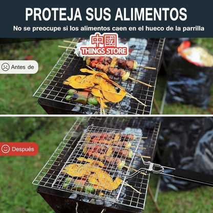 Pinza para parrilla 33X21cm