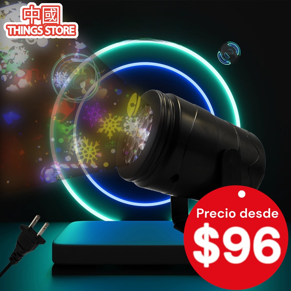 Proyector led navideño