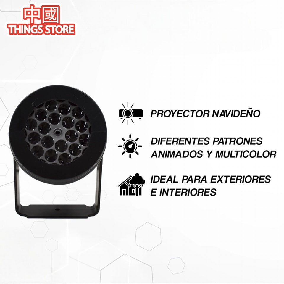 Proyector led navideño
