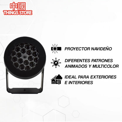 Proyector led navideño