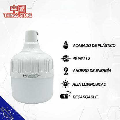 Foco recargable 40w
