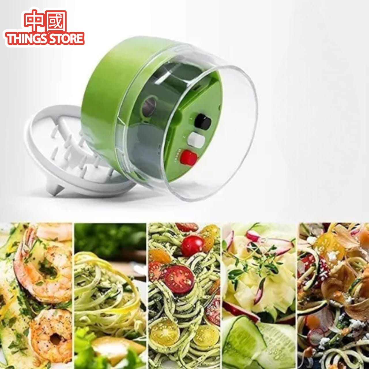 Rallador de verduras espiral